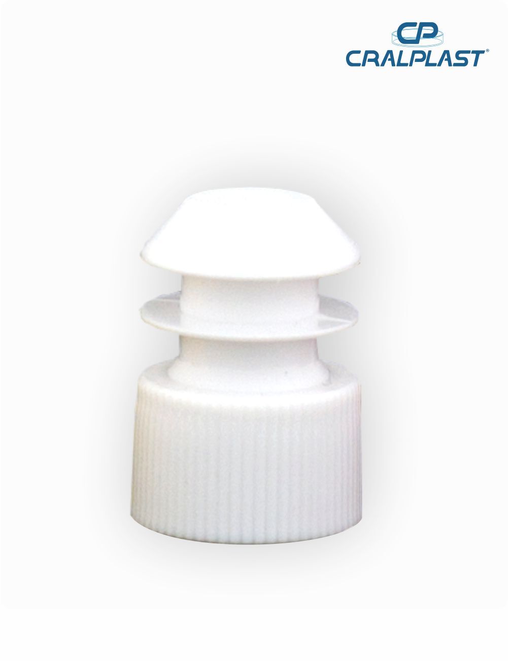 Tampa  para tubos diâmetro 15/16mm branca